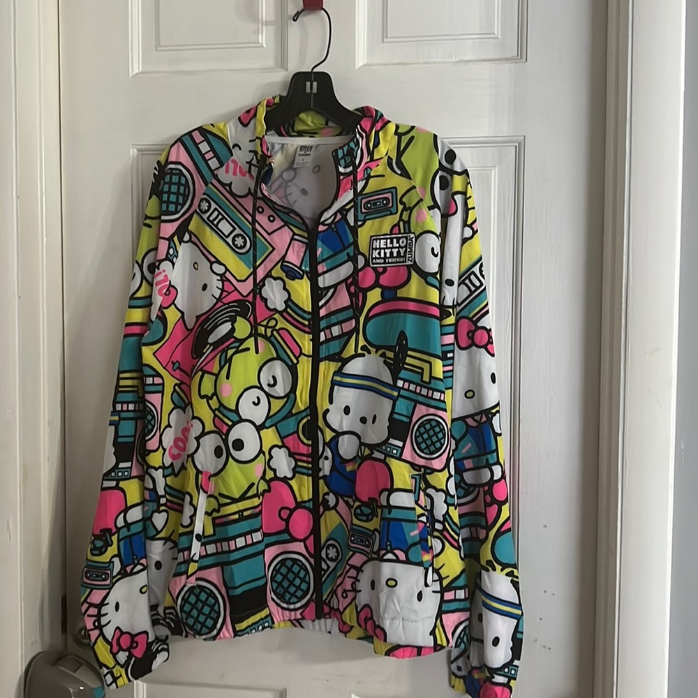 Zumba Wear Hello Kitty Zip up track jacket brand new but just took tags off